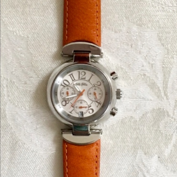 orange sport watch